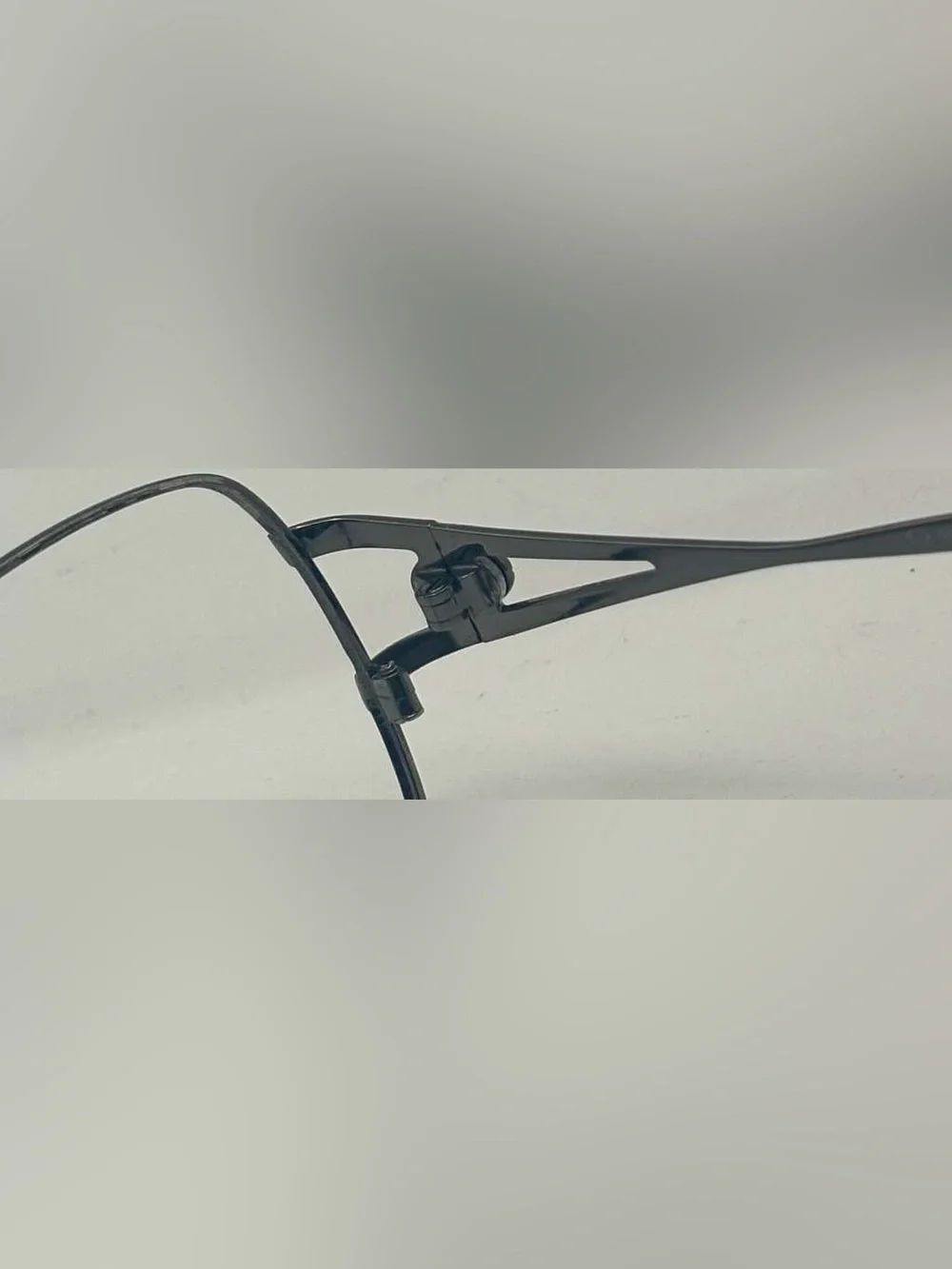 Vintage Sergio Tacchini ST1134-S Gunmetal Oval Metal Sunglasses Frames Only